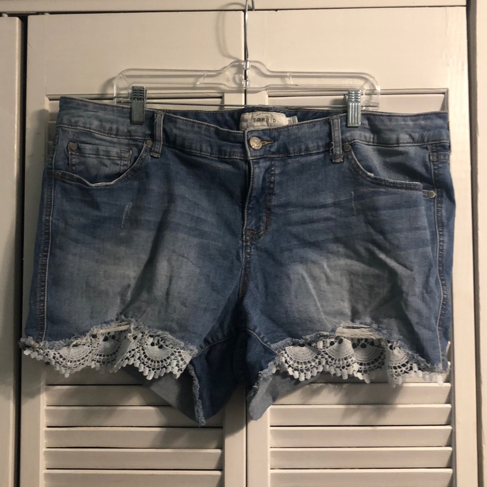 Torrid Lace Shorts